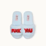 Bild von Brosche für Slipper: Fuck you - by vivi.