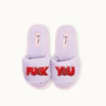 Bild von Brosche für Slipper: Fuck you - by vivi.