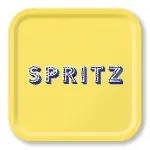 Bild von Asta Barrington Spritz/butter Yellow Tray 32x32 - Jamida of Sweden