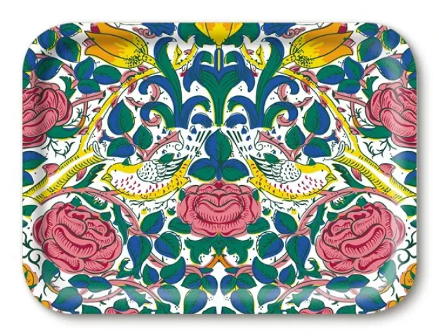Bild von William Morris Tray Rose 27x20 - Jamida of Sweden