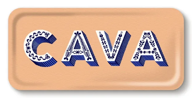 Bild von Asta Barrington Tray Cava / peach 32x15 - Jamida of Sweden