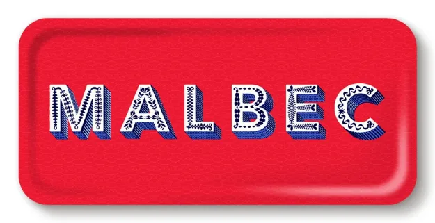 Bild von Asta Barrington Tray Malbec 32x15 - Jamida of Sweden