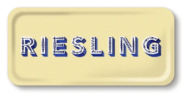 Bild von Asta Barrington Tray Riesling/cream 32x15 - Jamida of Sweden
