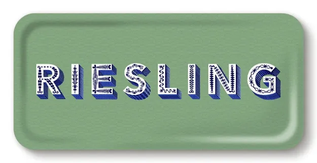 Bild von Asta Barrington Tray Riesling/sage green 32x15 - Jamida of Sweden