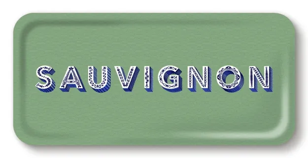 Bild von Asta Barrington Tray Sauvignon/sage green 32x15 - Jamida of Sweden