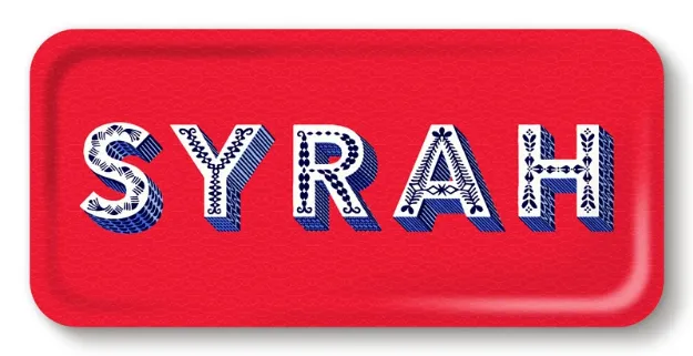 Bild von Asta Barrington Tray Syrah 32x15 - Jamida of Sweden