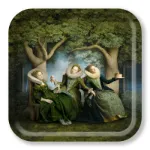 Bild von Maggie Taylor Tray A slumber party 32x32 - Jamida of Sweden