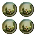 Bild von Maggie Taylor Coaster 4 pcs The patient traveler Ø 11 - Jamida of Sweden