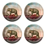 Bild von Maggie Taylor Coaster 4 pcs A fine romace Ø 11 - Jamida of Sweden