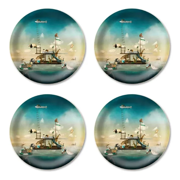 Bild von Maggie Taylor Coaster 4 pcs Spring break Ø 11 - Jamida of Sweden