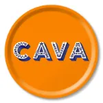 Bild von Asta Barrington Tray Cava / satsuma orange Ø 31 - Jamida of Sweden