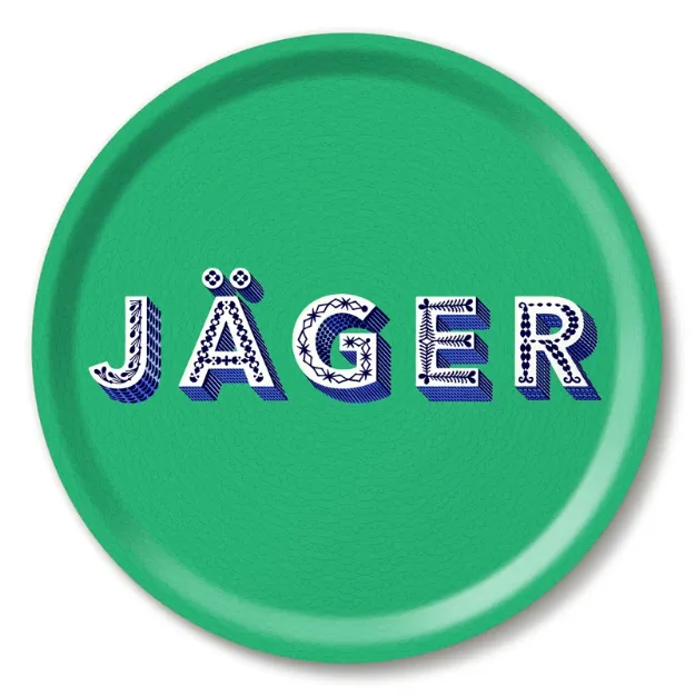 Bild von Asta Barrington Tray Jäger/green Ø 31 - Jamida of Sweden