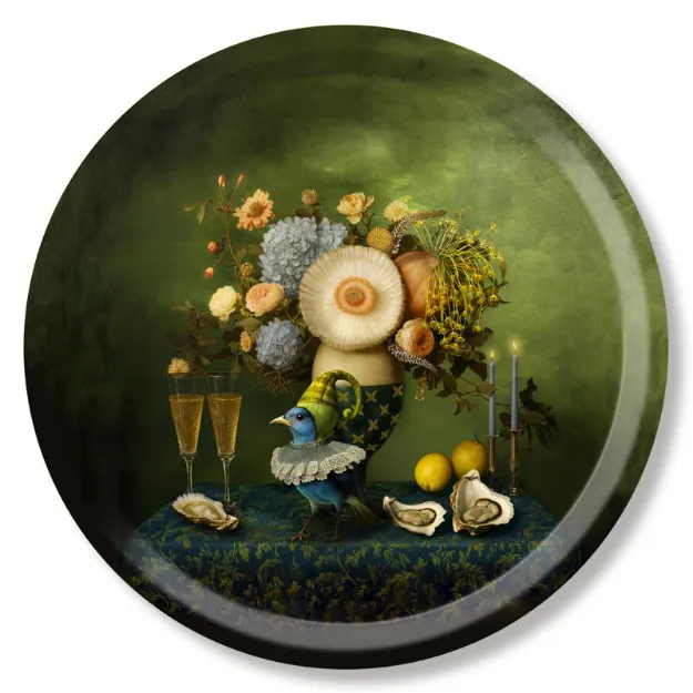 Bild von Maggie Taylor Tray A little bird told Ø 39 - Jamida of Sweden