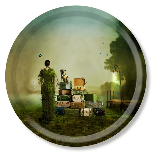 Bild von Maggie Taylor Tray The patient traveler Ø 39 - Jamida of Sweden