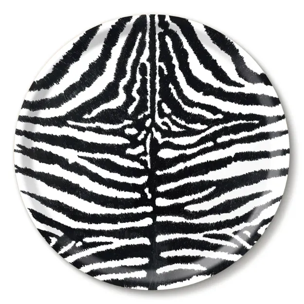 Bild von Michael Angove Tray Zebra / black Ø 39 - Jamida of Sweden