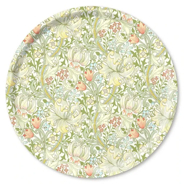 Bild von William Morris Tray Golden Lily Ø 46 - Jamida of Sweden