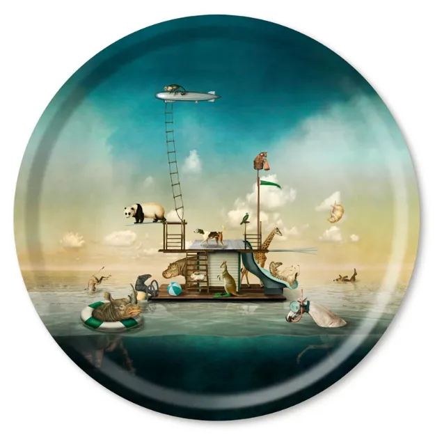 Bild von Maggie Taylor Tray Spring break Ø 46 - Jamida of Sweden