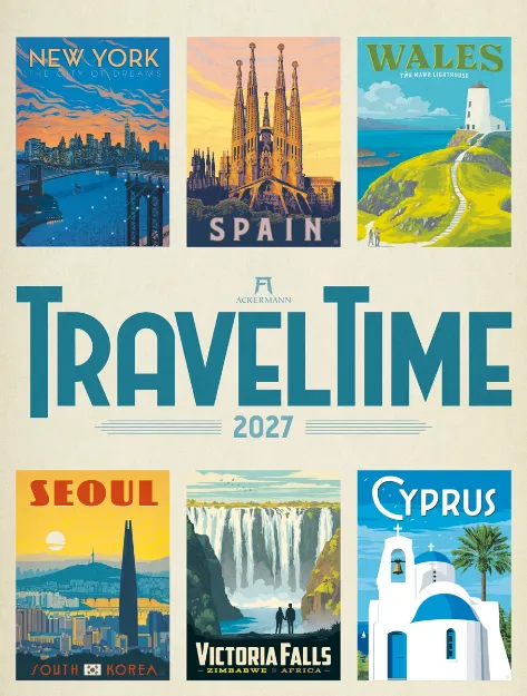 Bild von Travel Time Plakate-Kalender 2027