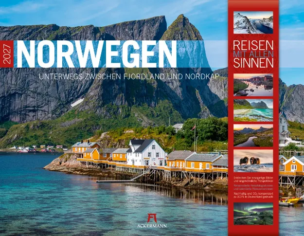 Bild von Norwegen Kalender 2027 - Unterwegs zwischen Fjordland und Nordkap