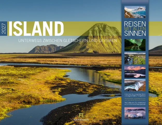 Bild von Island Kalender 2027 - Unterwegs zwischen Gletschern und Geysiren
