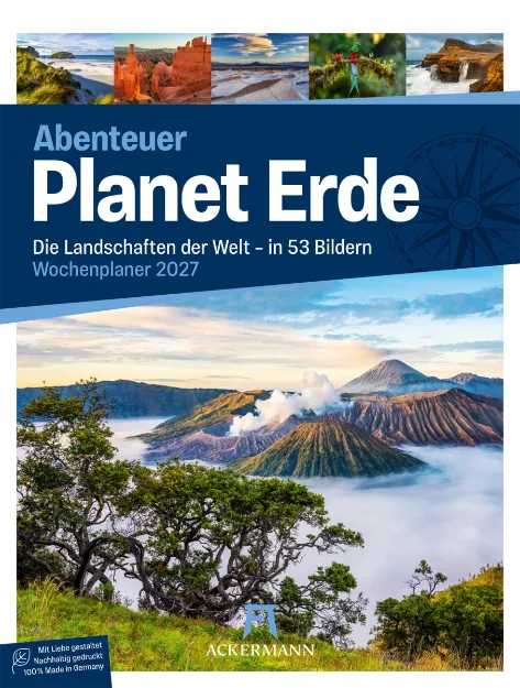 Bild von Planet Erde Wochenplaner Kalender 2027 - Landschaften der Welt