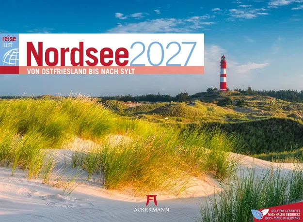 Bild von Nordsee ReiseLust Kalender 2027 - von Ostfriesland bis nach Sylt