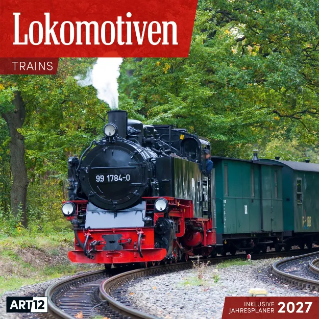 Bild von Lokomotiven Kalender 2027 - 30x30 - Art12