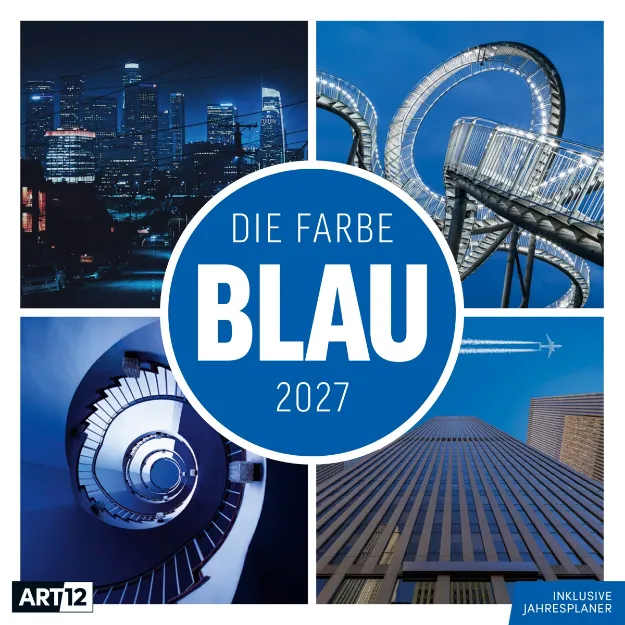 Bild von Die Farbe Blau Kalender 2027 - 30x30 - Art12