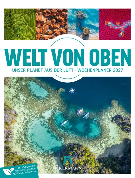 Bild von Welt von Oben Wochenplaner Luftbild-Kalender 2027