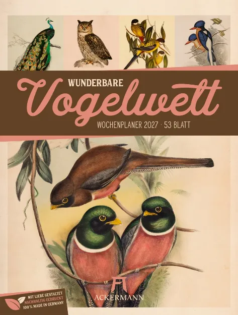 Bild von Wunderbare Vogelwelt Wochenplaner Kalender 2027