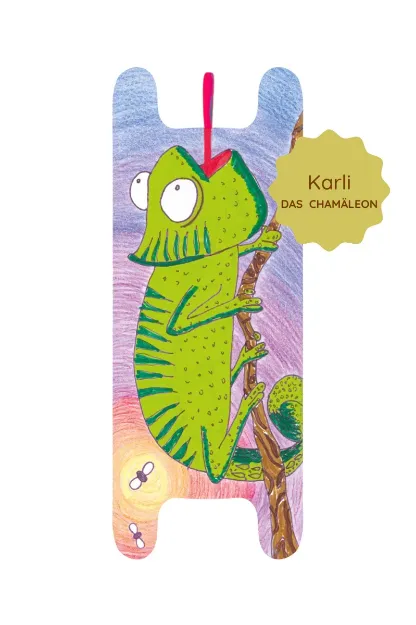 Bild von Karli das Chamäleon - Kinderyogamatte