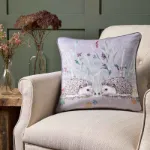 Bild von Colville Hedgehog Grey Cushion Cover - 43 x 43 cm - Kissenbezug OHNE Füllung
