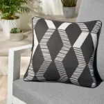 Bild von Rico Black Cushion Cover - 43 x 43 cm - Kissenbezug OHNE Füllung