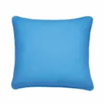 Bild von Plain Dye Blue Cushion Cover - 43 x 43 cm - Kissenbezug OHNE Füllung