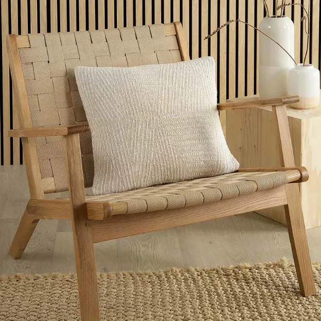 Bild von Myan Natural Cushion Cover - 43 x 43 cm - Kissenbezug OHNE Füllung