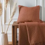 Bild von Hayden Terracotta Cushion Cover - 43 x 43 cm - Kissenbezug OHNE Füllung