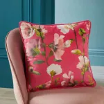 Bild von Layla Pink Cushion Cover - 43 x 43 cm - Kissenbezug OHNE Füllung