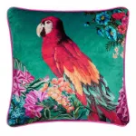 Bild von Polly Amorous Teal Cushion Cover - 43 x 43 cm - Kissenbezug OHNE Füllung