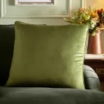Bild von Harlan Olive Cushion Cover - 55 x 55 cm - Kissenbezug OHNE Füllung
