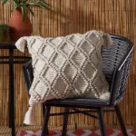 Bild von Alda  Natural Cushion Cover - 43 x 43 cm - Kissenbezug OHNE Füllung