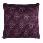 Bild von Dandy Peacock Plum Cushion Cover - 55 x 55 cm - Kissenbezug OHNE Füllung