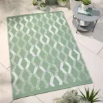 Bild von Rico Outdoor Green Outdoor Rug - 120 x 170 cm