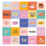 Bild von 333 Sticker – Pastell-Träume: Etikettenund Aufkleber mit beschreibbarer Oberflä