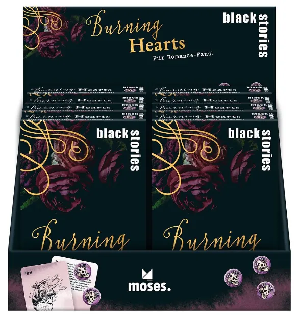 Bild von Display black stories Burning Hearts