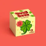 Bild von Good luck. Four-leaf clover growing kit