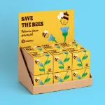 Bild von Save the Bees Display. Pollinator flower growing kit (12 pcs)