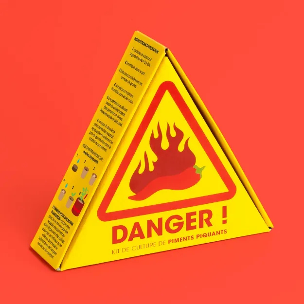 Bild von Danger! Kit de culture de piments piquants