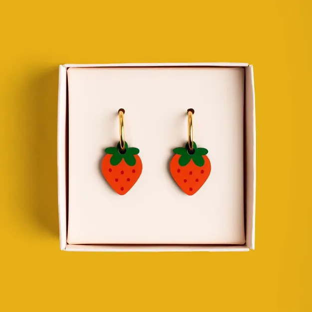 Bild von Strawberry earrings