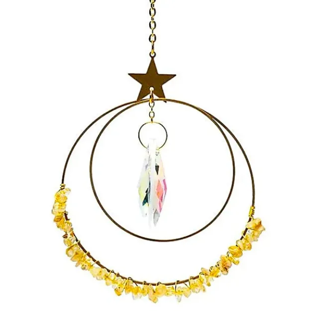 Bild von Sonnenfänger mit Stern, Kristall und Citrin