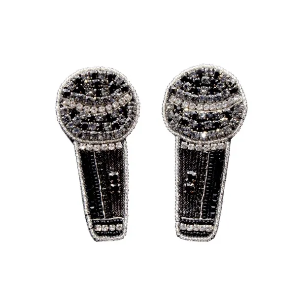 Bild von Broschenpaar: Mikrofon